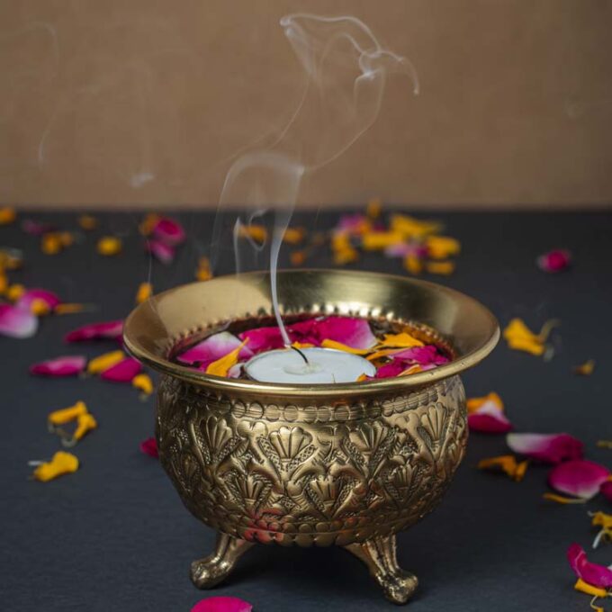 Multifunctional Brass Accent Bowl