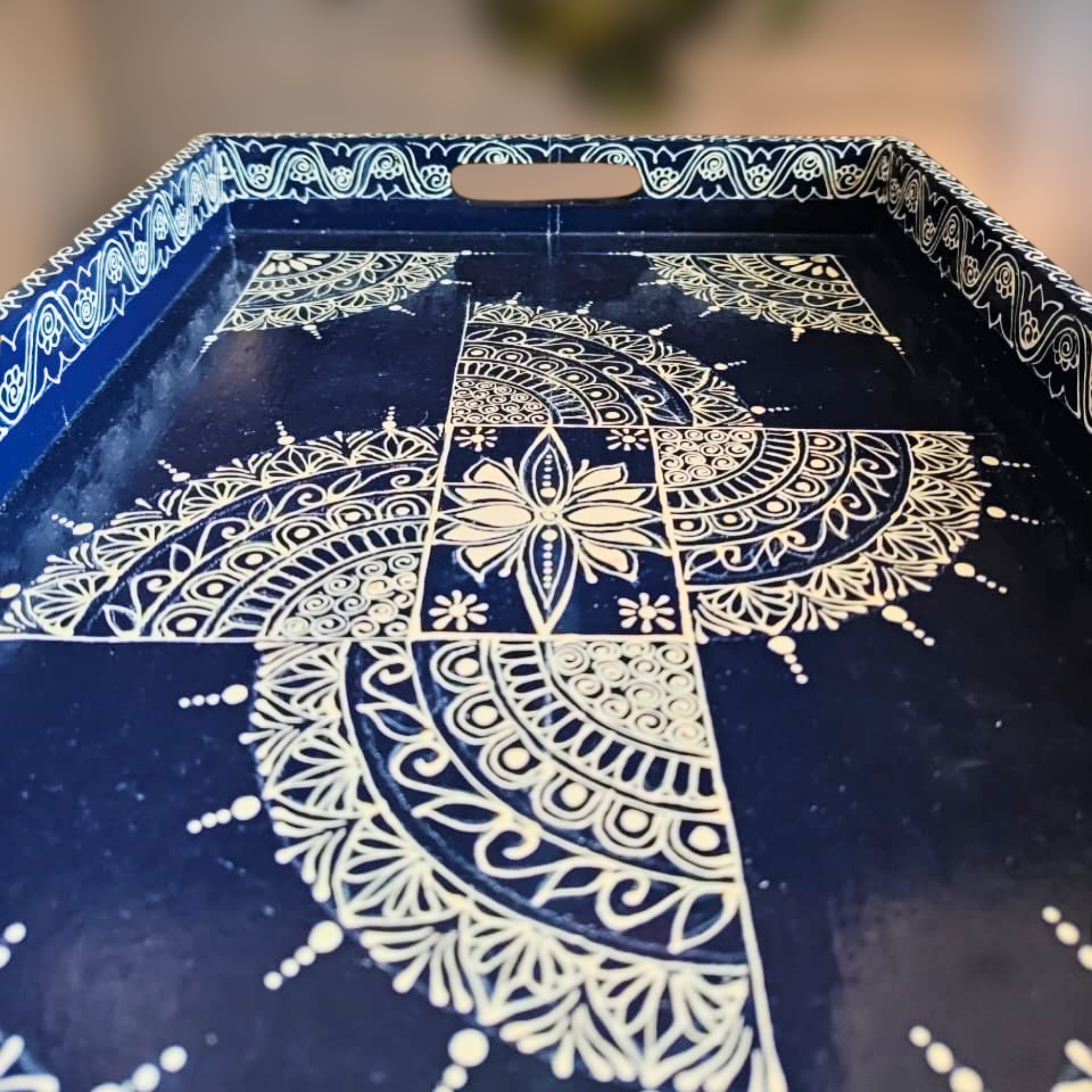 Wooden Designer Tray - Image 2