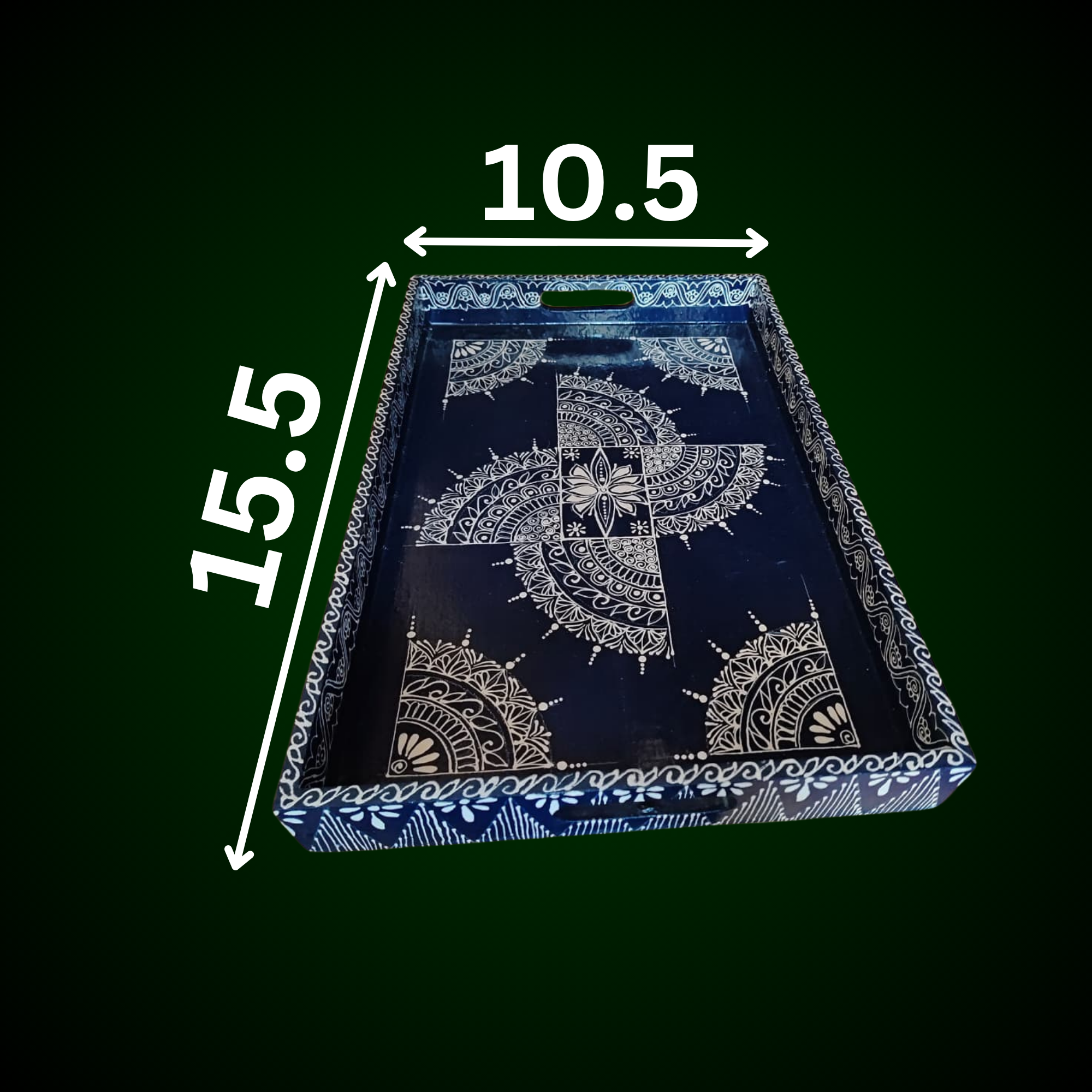 Wooden Designer Tray - Image 3